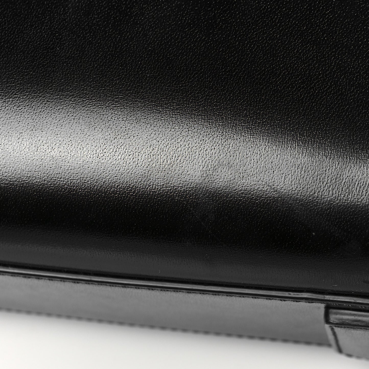 Shiny Lord Calfskin Mini Antigona Black