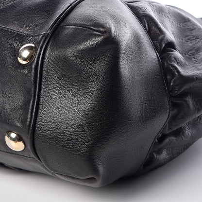 Gucci Guccissima Large Full Moon Tote Black 9 of 14