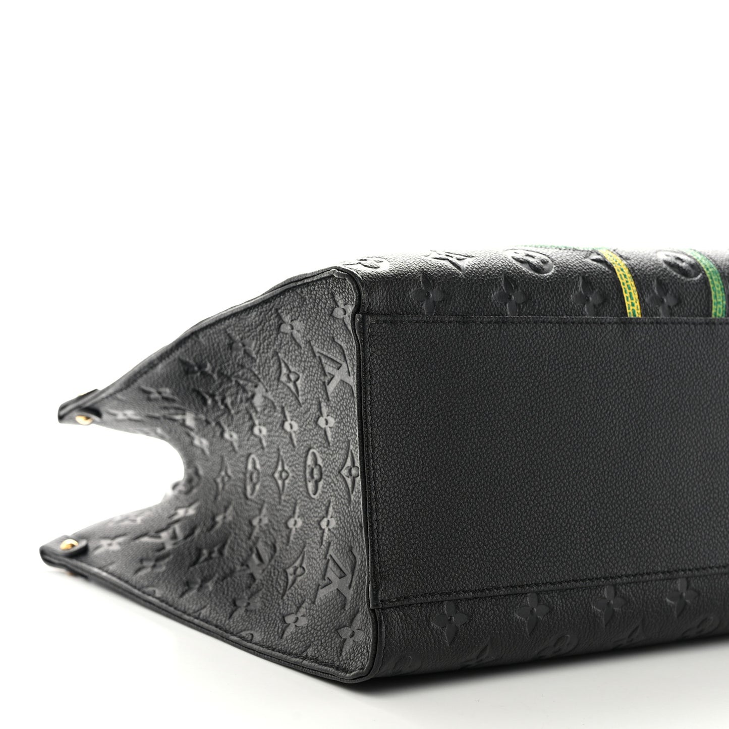 LV X YK Empreinte Inlaid Kusama Flowers Onthego MM Black