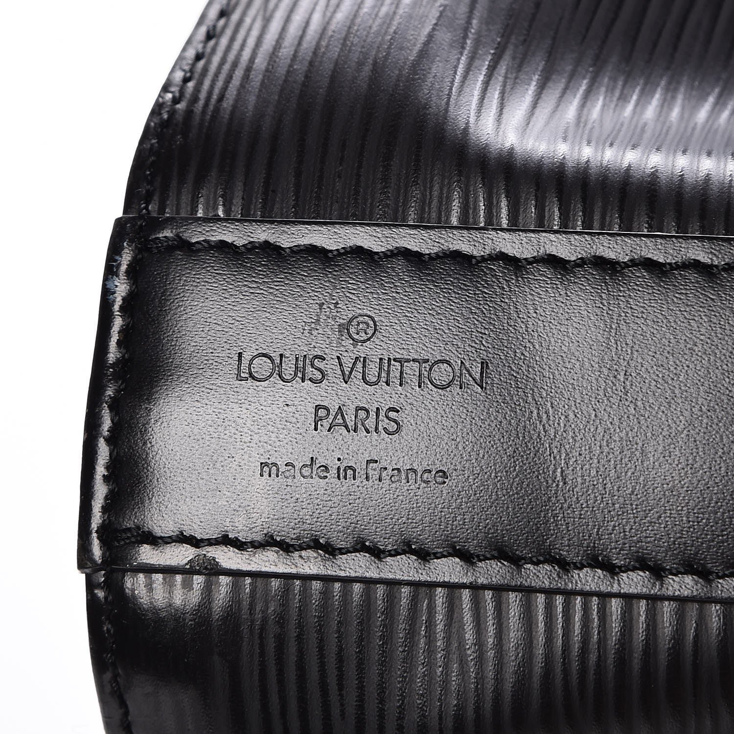 Louis Vuitton Epi Sac D'Epaule Black 6 of 9