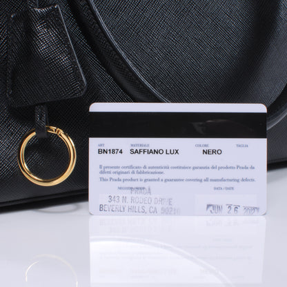 Prada Saffiano Lux Tote Black 9 of 9