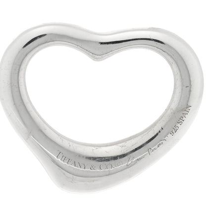 Tiffany Sterling Silver 22mm Elsa Peretti Open Heart Pendant 3 of 3
