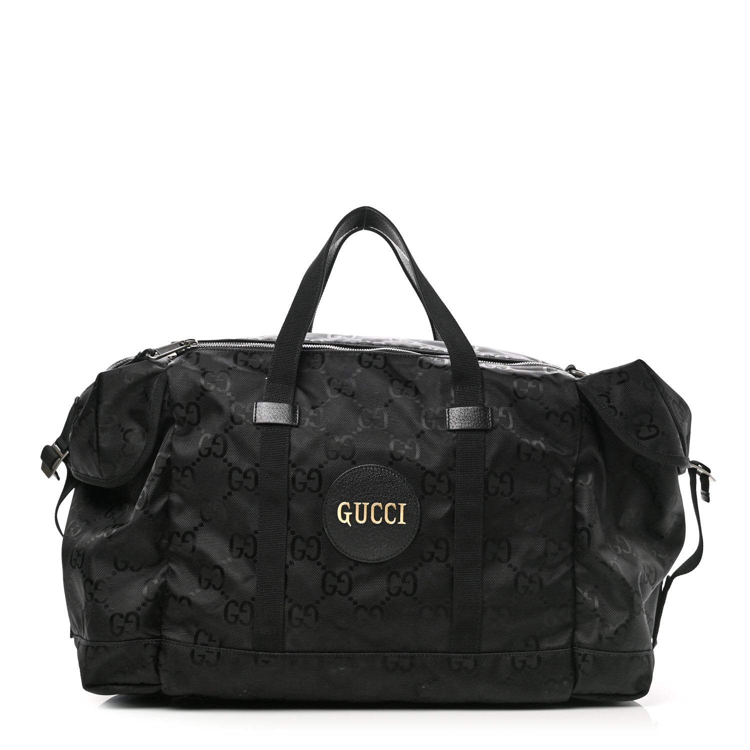 Gucci Econyl Nylon Monogram Off The Grid Duffle Bag Black 1 of 11