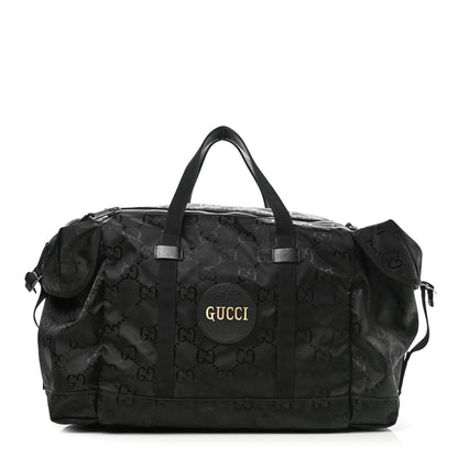 Gucci Econyl Nylon Monogram Off The Grid Duffle Bag Black 1 of 11