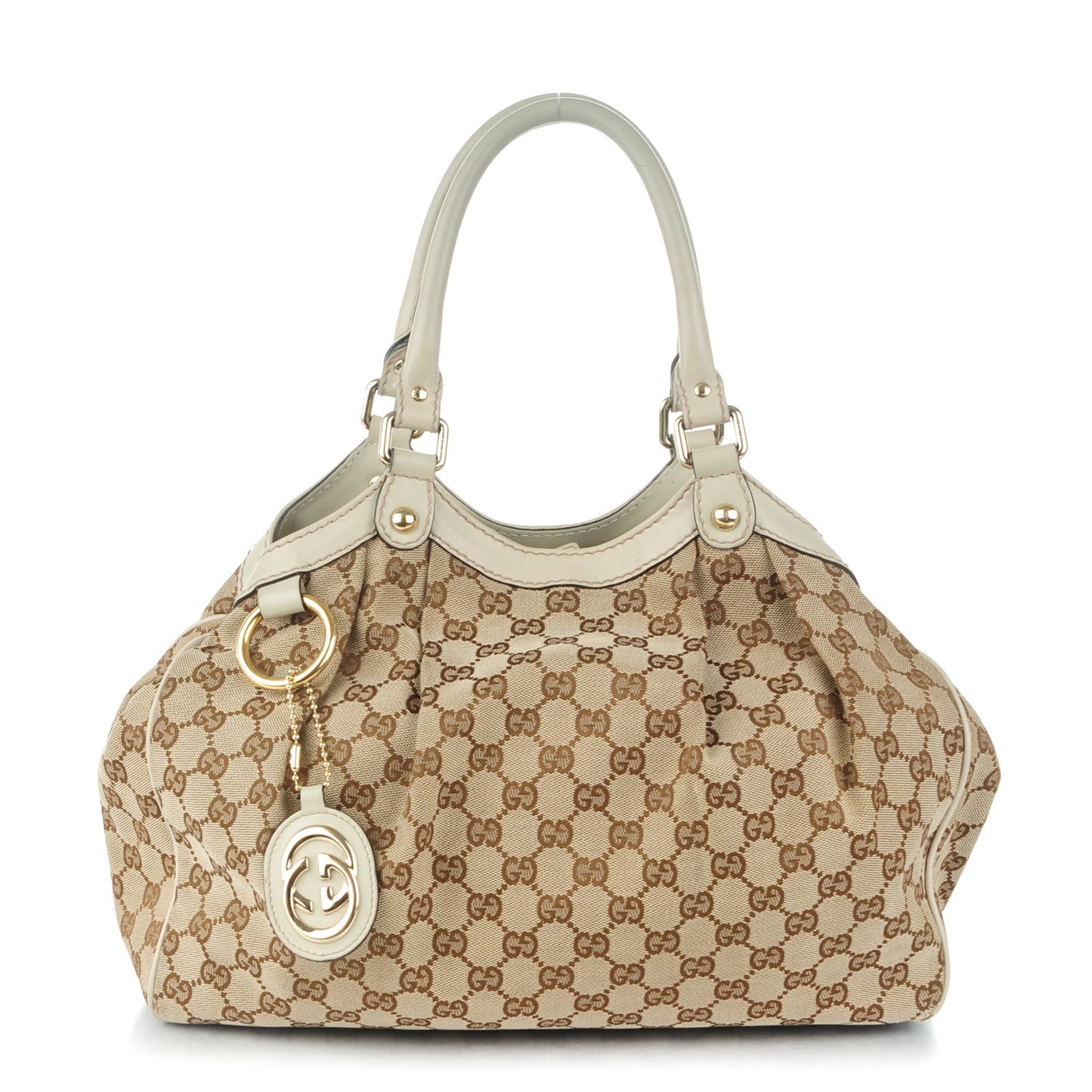 Monogram Medium Sukey Tote Off White