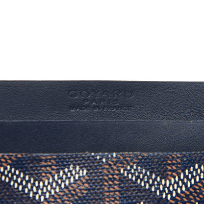 Goyard Goyardine Saint Sulpice Card Holder Navy 6 of 6