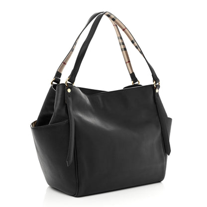 Burberry Calfskin Small Canterbury Tote Black 3 of 10