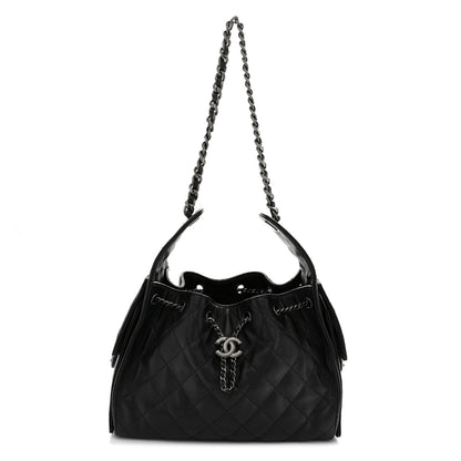 Chanel Caviar Quilted Small Chanel 25 Handbag Black 1 of 11