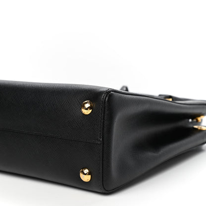 Prada Saffiano Lux Small Parabole Tote Black 8 of 8