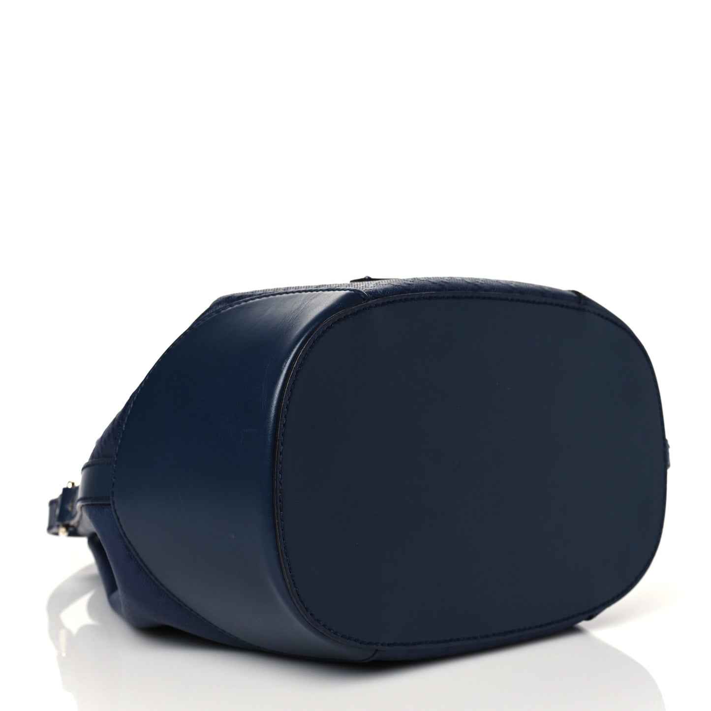 Hilary Lux Bright Diamante Medium Bucket Bag Classic Marine
