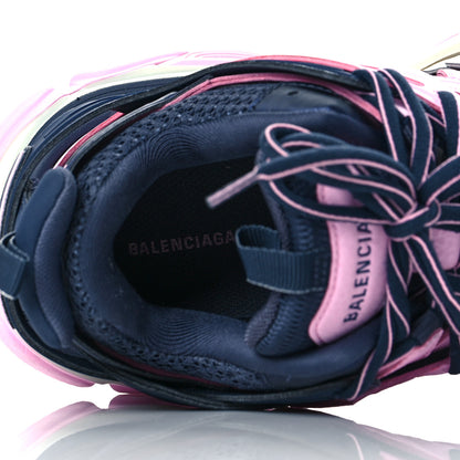Balenciaga Mesh Nylon Womens Track Sneakers 38 Grey Pink 7 of 8