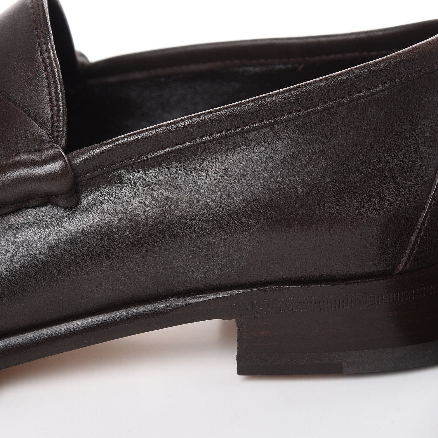 Gucci Calfskin Mens 1953 Horsebit Loafers 6 Marrone 12 of 13