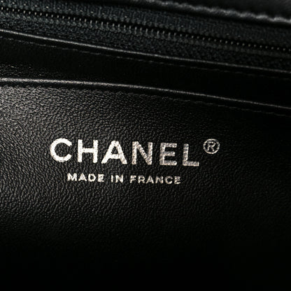 Chanel Lambskin Chevron Quilted Mini Rectangular Flap So Black 6 of 12