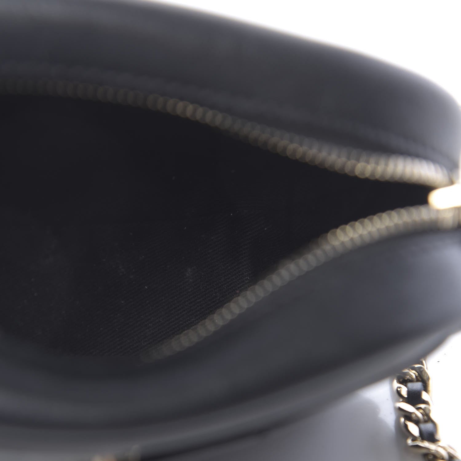 Chanel Goatskin Quilted Small Casual Trip Camera Case Black 10 of 12
