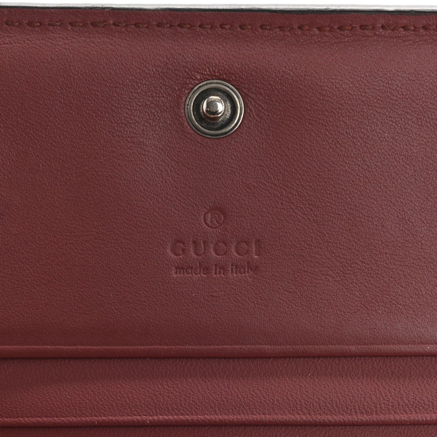 GG Supreme Monogram Blooms Card Case Beige Multicolor Dry Rose