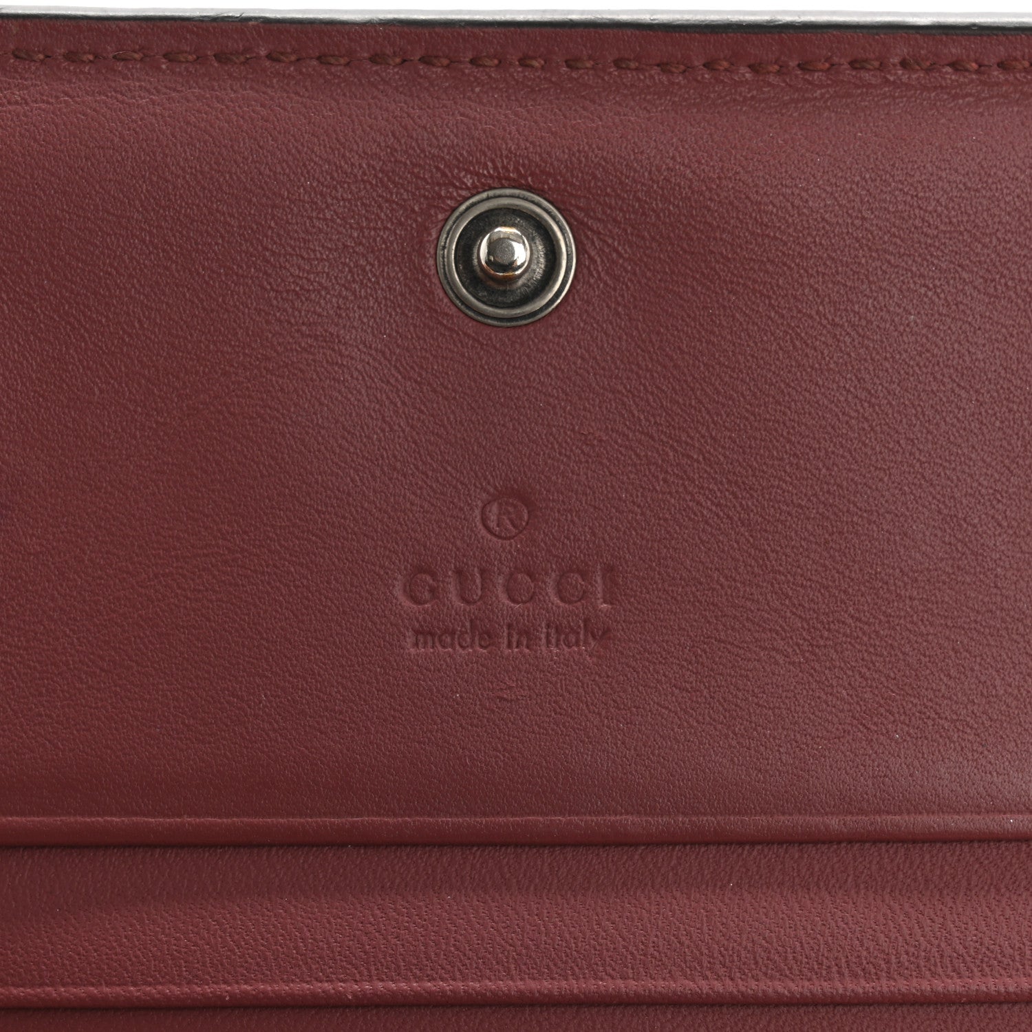 Gucci GG Supreme Monogram Blooms Card Case Beige Multicolor Dry Rose 6 of 11