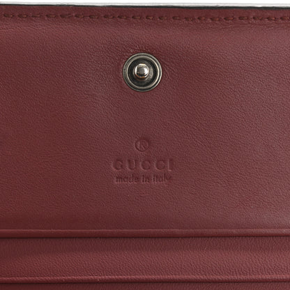 Gucci GG Supreme Monogram Blooms Card Case Beige Multicolor Dry Rose 6 of 11