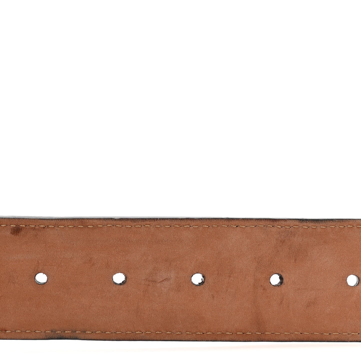 Vitello F is Fendi Bi-Color FF 1974 Embossed 85 34 Belt Maya Black
