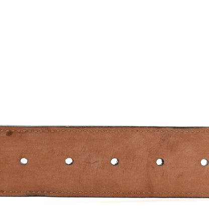 Fendi Vitello F is Fendi Bi-Color FF 1974 Embossed 85 34 Belt Maya Black 4 of 6