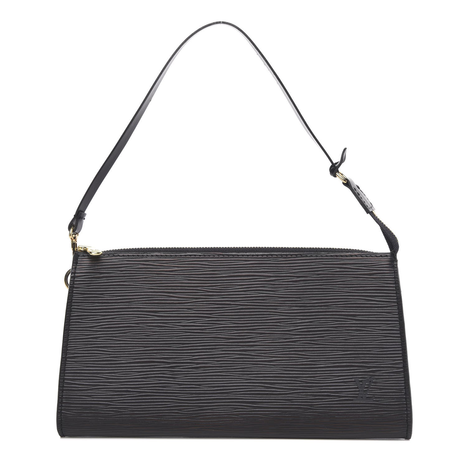 Louis Vuitton Epi Pochette Accessories 24 Black 1 of 9