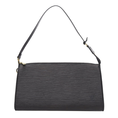 Louis Vuitton Epi Pochette Accessories 24 Black 1 of 9
