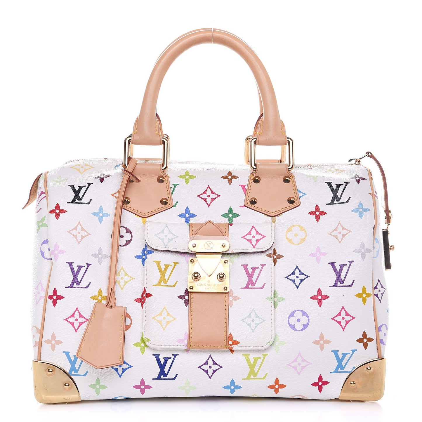 Monogram Multicolor Speedy 30 White