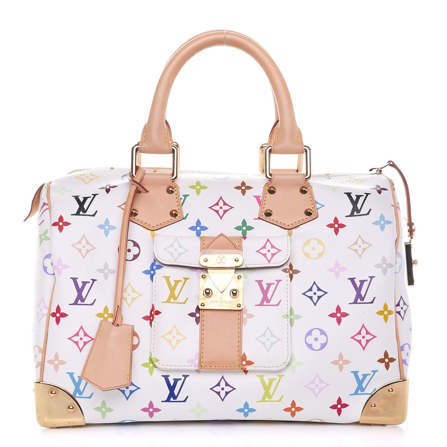 Louis Vuitton Monogram Multicolor Speedy 30 White 1 of 7