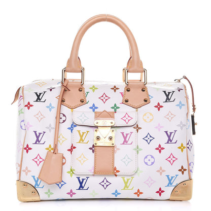 Louis Vuitton Monogram Multicolor Speedy 30 White 1 of 7