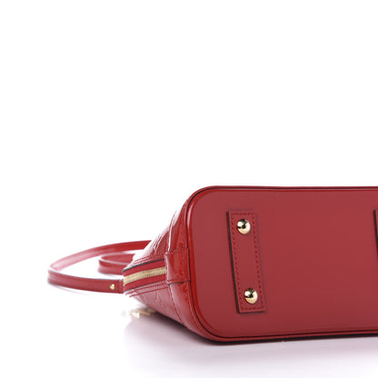 Louis Vuitton Vernis Alma BB Cherry 7 of 12