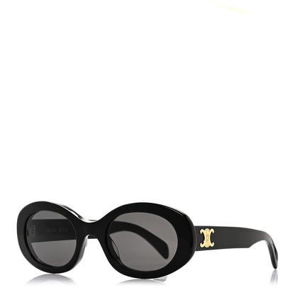 Celine Acetate Triomphe 01 Sunglasses CL 40194U Black 1 of 6