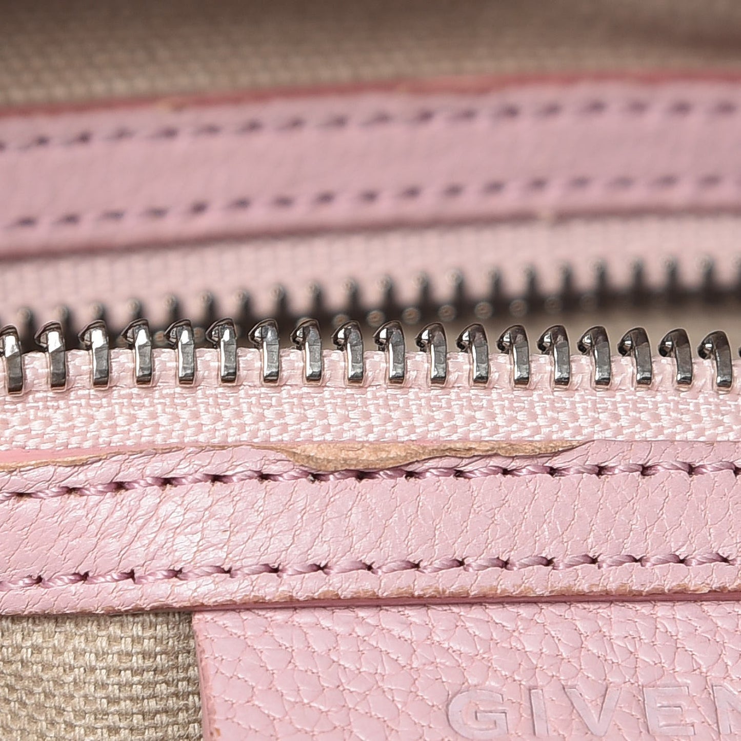 Sugar Goatskin Small Antigona Bright Pink