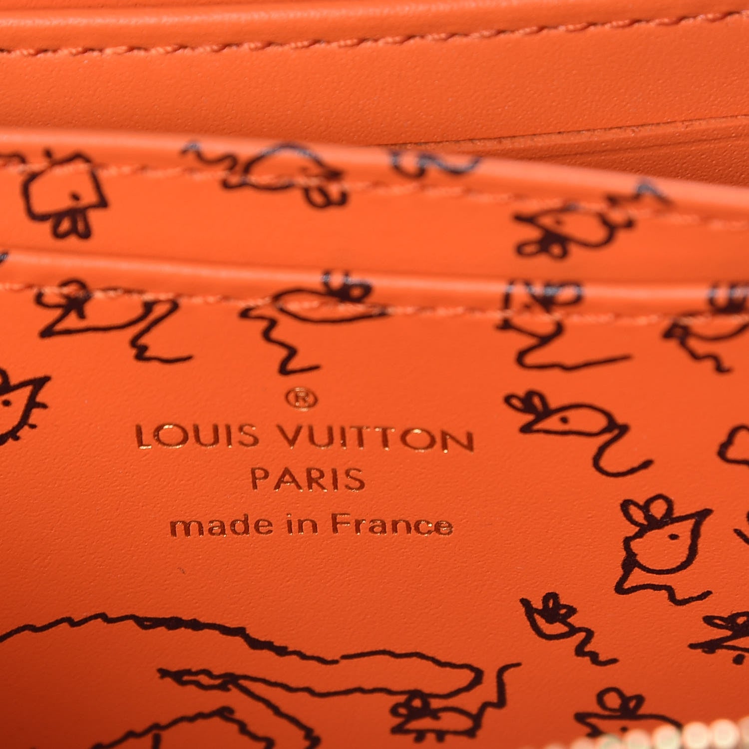 Louis Vuitton Catogram Zippy Coin Purse Marron 6 of 8