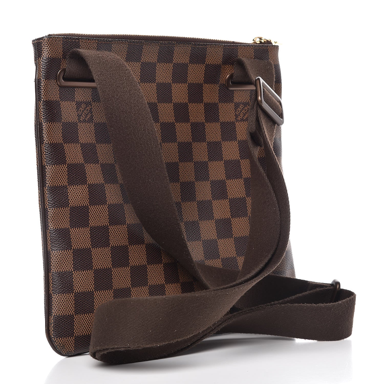 Louis Vuitton Damier Ebene Brooklyn Flat Pochette 3 of 11