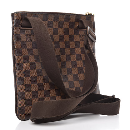 Louis Vuitton Damier Ebene Brooklyn Flat Pochette 3 of 11