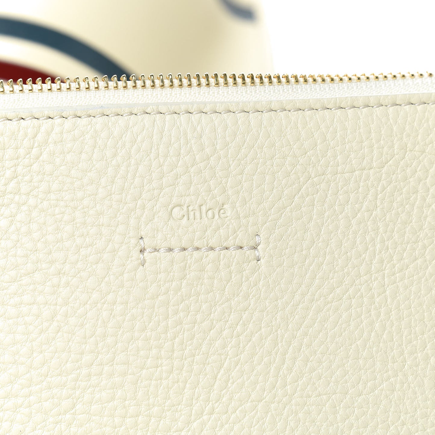 Smooth Calfskin Medium Vick Tote Off White