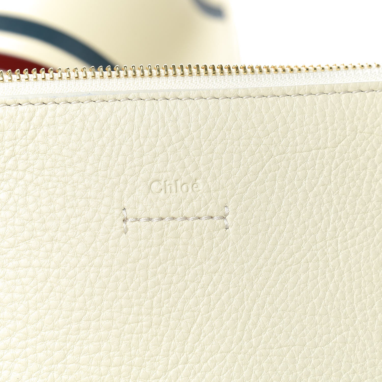 Chloe Smooth Calfskin Medium Vick Tote Off White 9 of 12