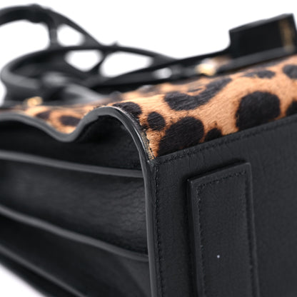 Saint Laurent Pony Effect Calfskin Leopard Print Baby Supple Sac De Jour 7 of 12