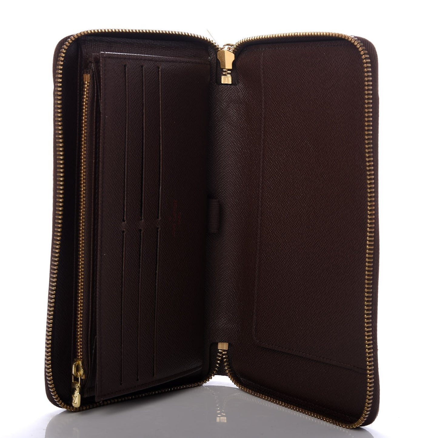 Damier Ebene Zippy Organizer Wallet