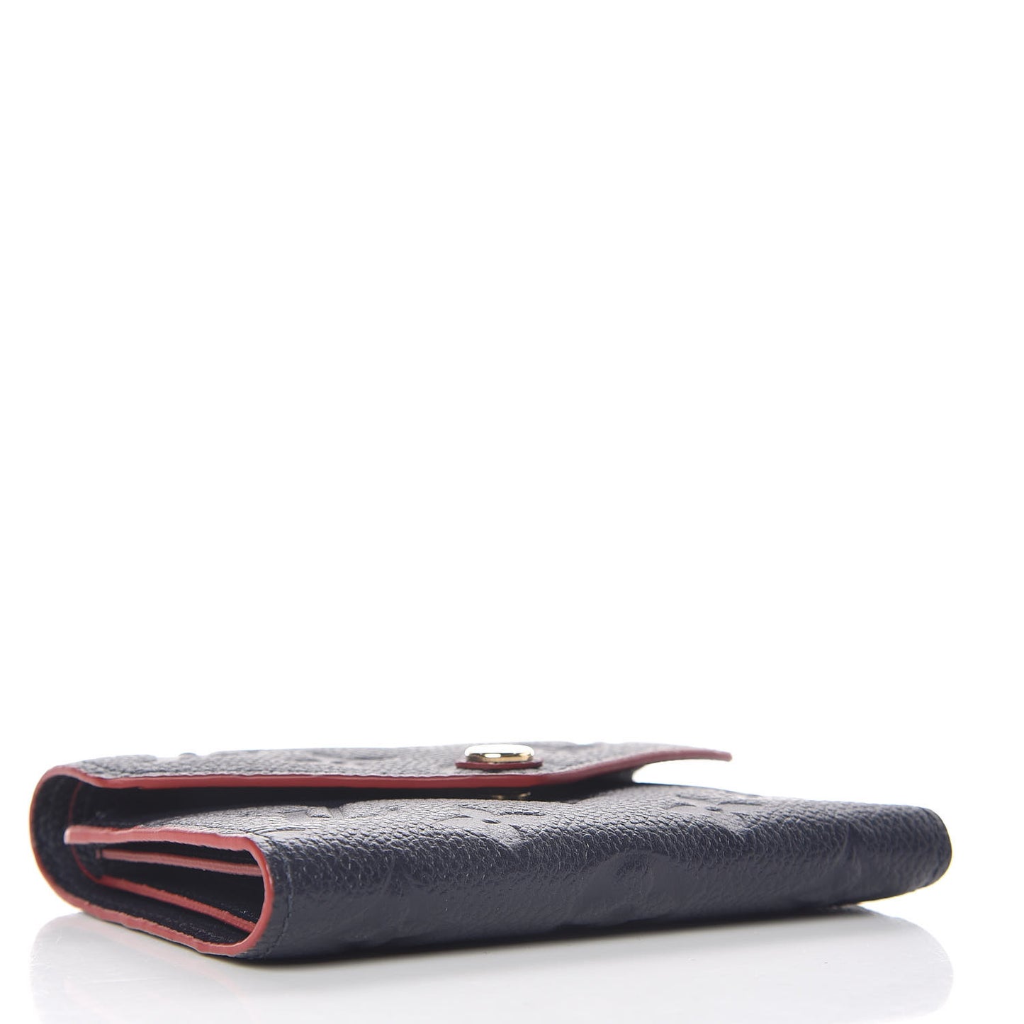 Empreinte Victorine Wallet Marine Rouge