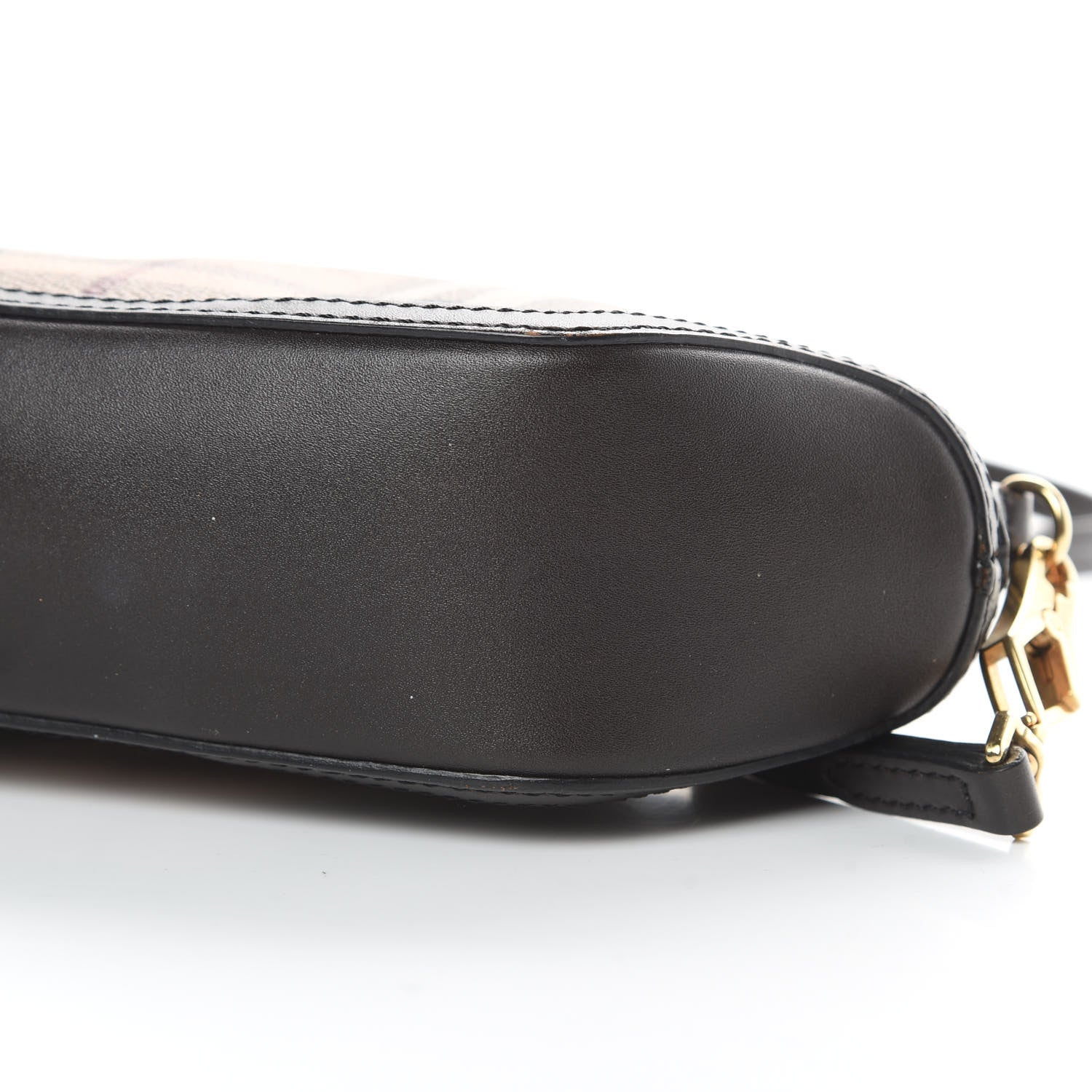 Burberry Haymarket Check Mini Orchard Crossbody Chocolate 9 of 12