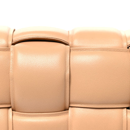Bottega Veneta Nappa Maxi Intreccio Padded Cassette Crossbody Bag Almond 9 of 11