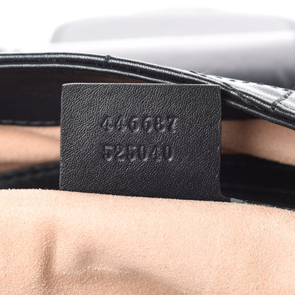 Gucci Calfskin Web Quilted Medium Dionysus Hobo Black 8 of 10