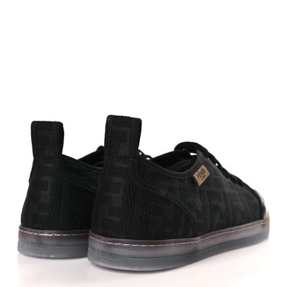 Fendi Corda FF Promenade Low Top Sneakers 41 Black 4 of 9