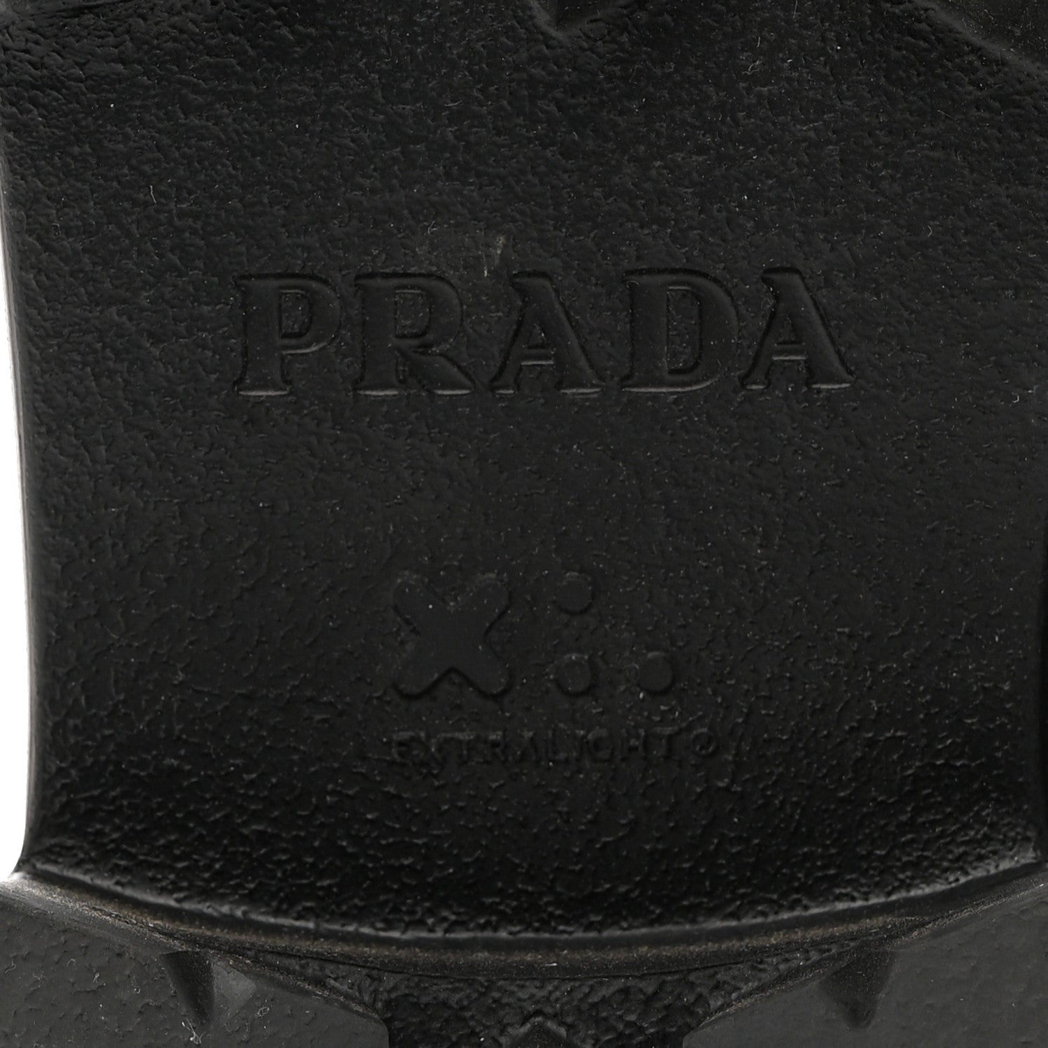 Prada Spazzolato Rois Re-Nylon Metal Triangle Logo Monolith Pouch Pocket 55mm Tall Boots 41 Black 8 of 9