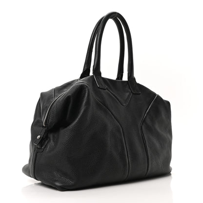 Saint Laurent Pebbled Lambskin Medium Easy Sac Black 3 of 11