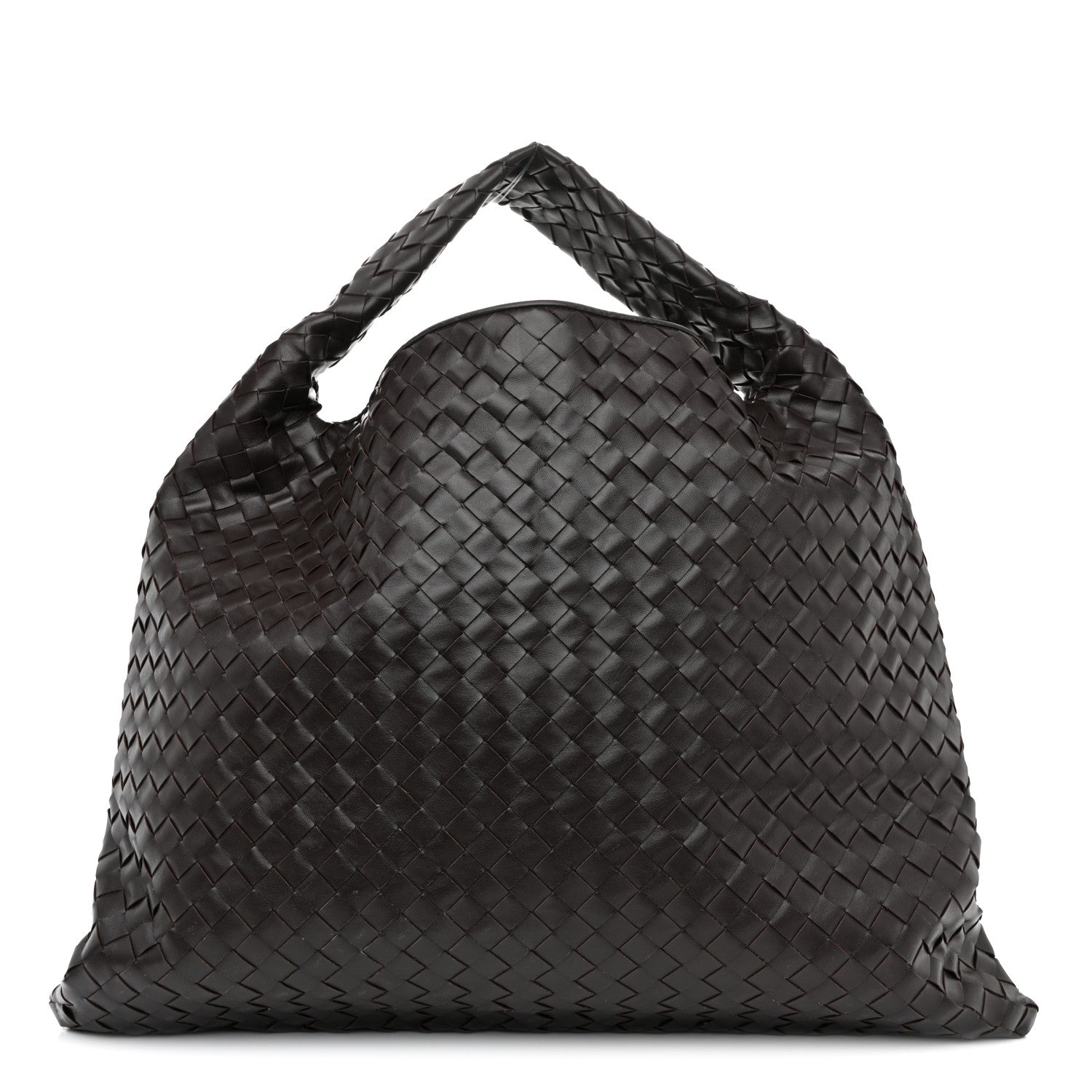 Bottega Veneta Calfskin Intrecciato Large Hop Fondant 1 of 9
