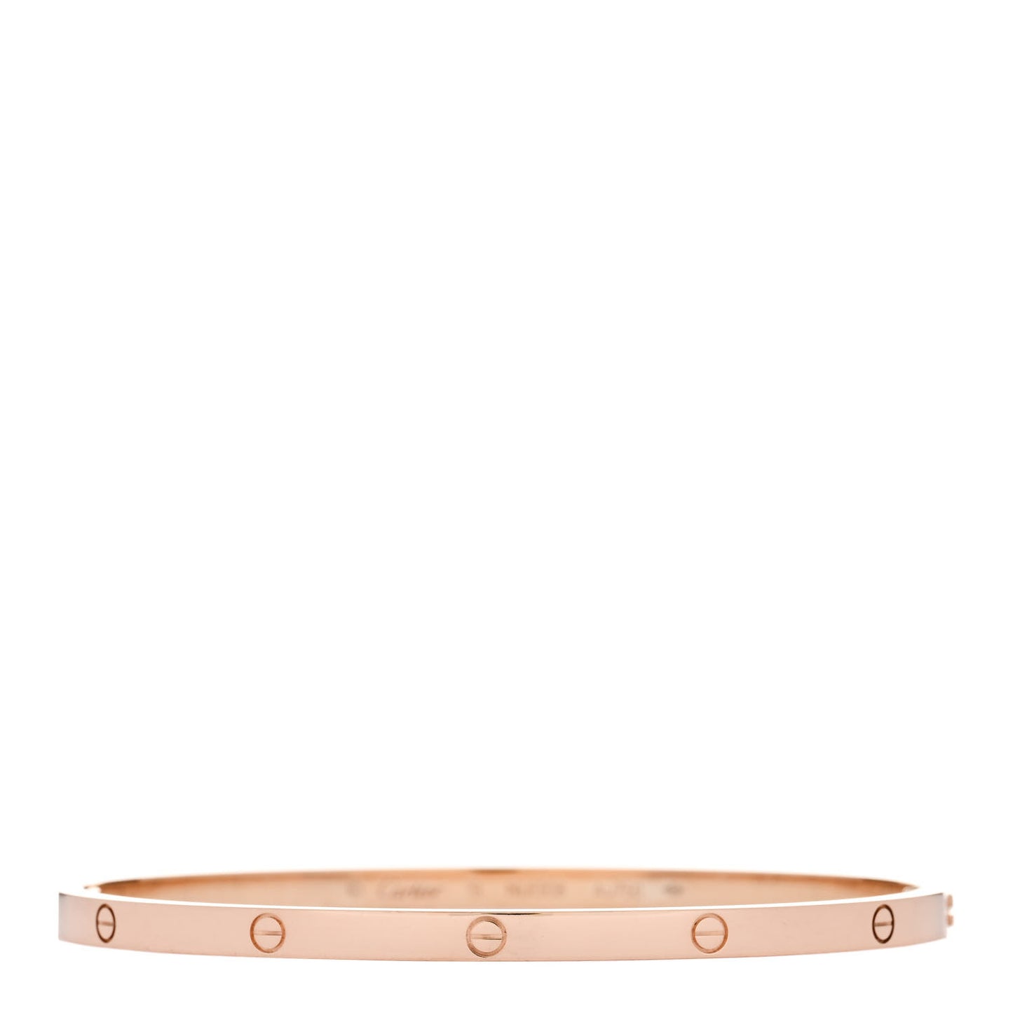 18K Pink Gold Small LOVE Bracelet 19