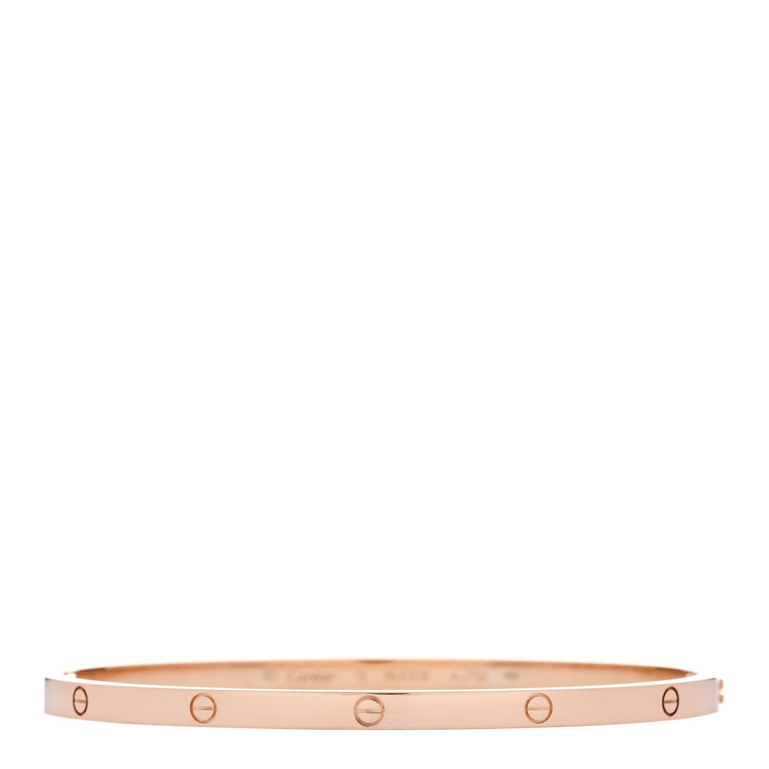 Cartier 18K Pink Gold Small LOVE Bracelet 19 1 of 8
