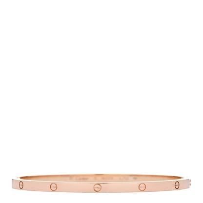 Cartier 18K Pink Gold Small LOVE Bracelet 19 1 of 8
