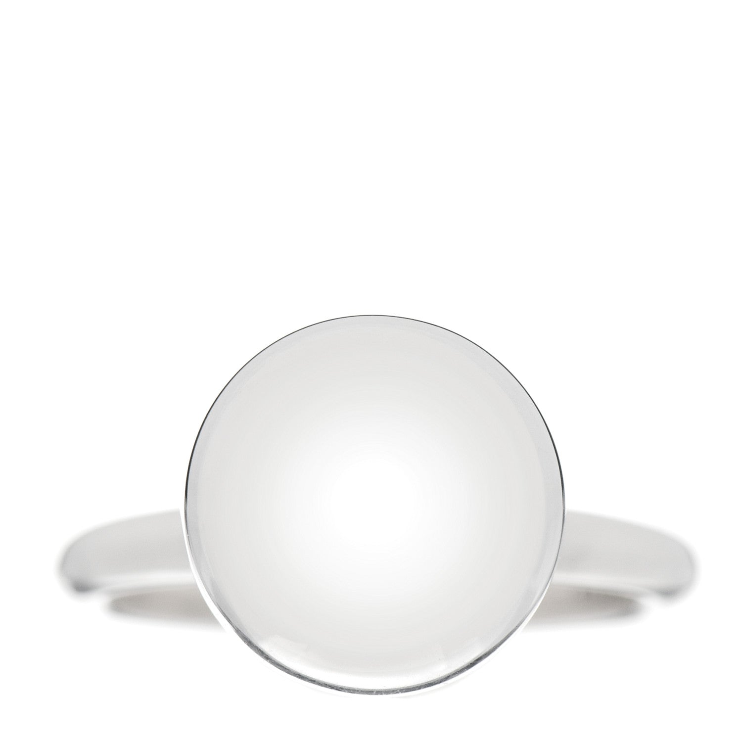 Tiffany Sterling Silver 12mm HardWear Ball Ring 53 6.5 1 of 5